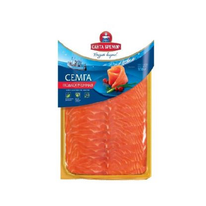 Picture of Santa Bremor Salmon Fillet Smoked Slice 100gm