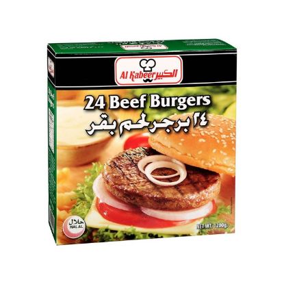 Picture of Al Kabeer Beef Burger 24 1200gm