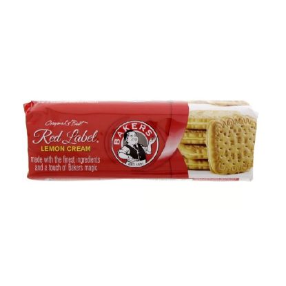 Picture of Bakers Red Label Lemon Cream Biscuits 200gm