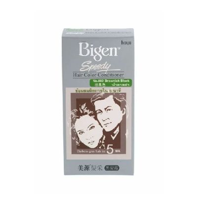 Picture of Bigen Speedy Hair Color Conditioner 882 Brownish Black 1pc