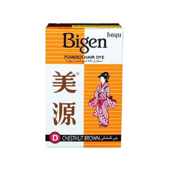 Picture of Bigen Powder Hair Dye D-Chestnut Brown 6gm