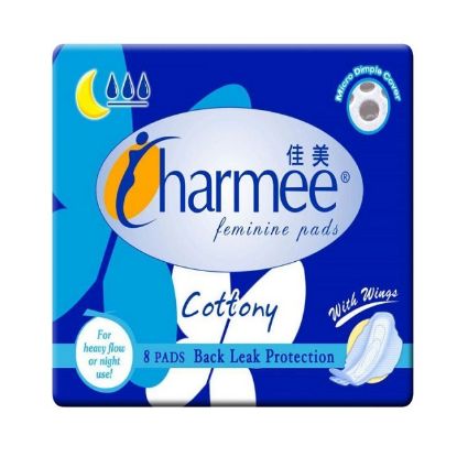 Picture of Charmee Feminine Pads Cottony With Wings 8's