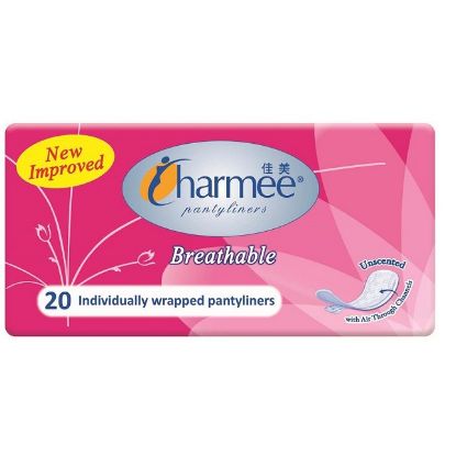 Picture of Charmee Pantyliners Breathable Unscented 20's