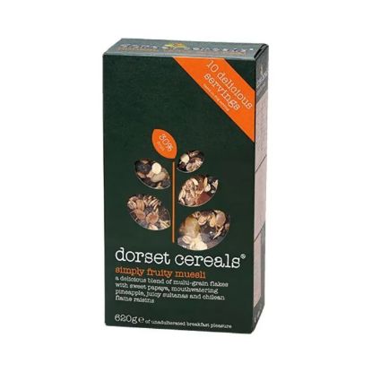 Picture of Dorset Cereals Simply Fruity Muesli With Pineapple & Papaya 30% Fruit 620gm