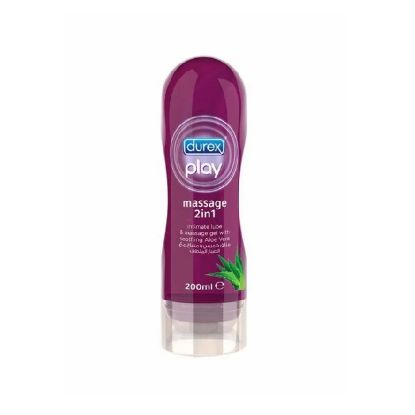 Picture of Durex Play Massage 2 in 1 Lubricant, Soothing, Aloe Vera- 200ml