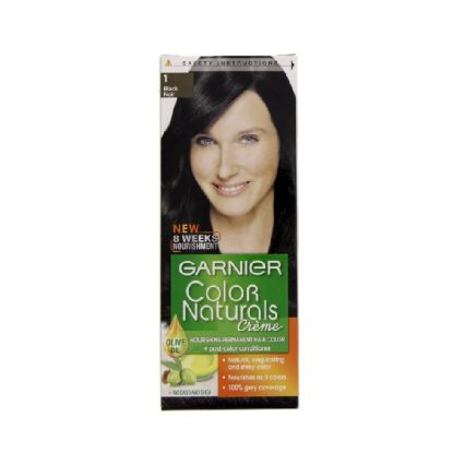 Picture of Garnier Color Cream Dark Blonde Black Noir #1 1's