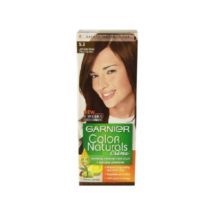 Picture of Garnier Color Natural Creme Permanent Hair Color #5.3 Light Golden Brown 1Pack
