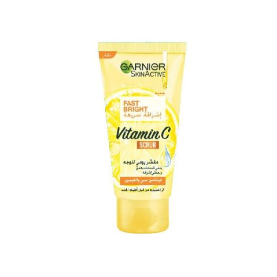 Picture of Garnier Face Scrub Fast Bright 150ml