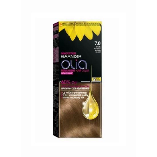 Picture of Garnier Olia No Ammonia Hair Color 7.0 Dark Blonde 1Pack