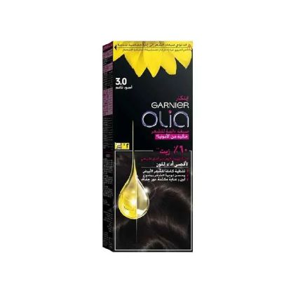 Picture of Garnier Olia Permanent Hair Color No Ammonia 3.0 Soft Black