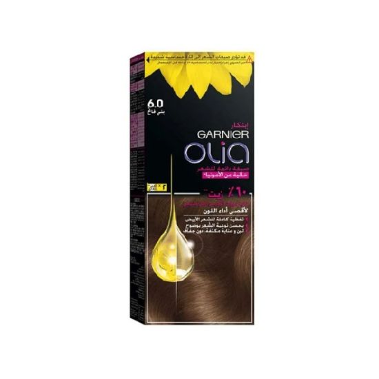 Picture of Garnier Olia Permanent Hair Color No Ammonia 6.0 Light Brown