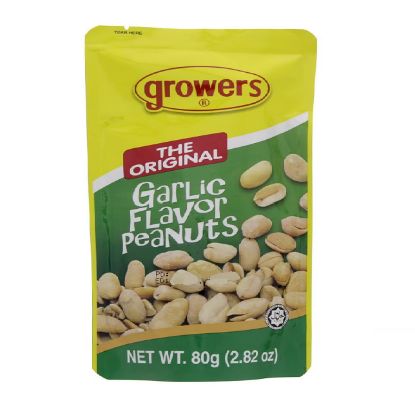 Picture of Growers Peanuts Garlic 80gm