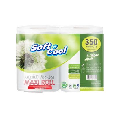 Picture of Soft N Cool Maxi Roll 1-Ply 2x175mtr 2 Rolls