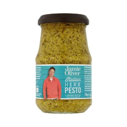 Picture of Jamie Oliver Italian Herb Pesto Paste A Fragrant Twist On The Classic Recipe 190gm
