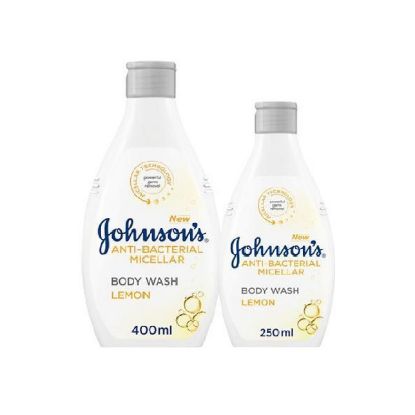 Picture of Johnson's Body Wash Anti bacterial Lemon (400ml+250ml)