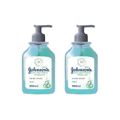 Picture of Johnson's Hand Wash Antibacterial Mint 2x500ml