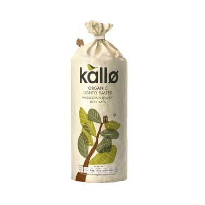 Picture of Kallo Organic Rice Cake Lightly Salted Wholegrain Low Fat 130gm