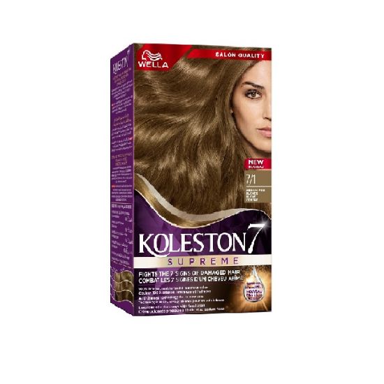 Picture of Koleston 7/1 Medium Ash Blonde Hair Color 1pc