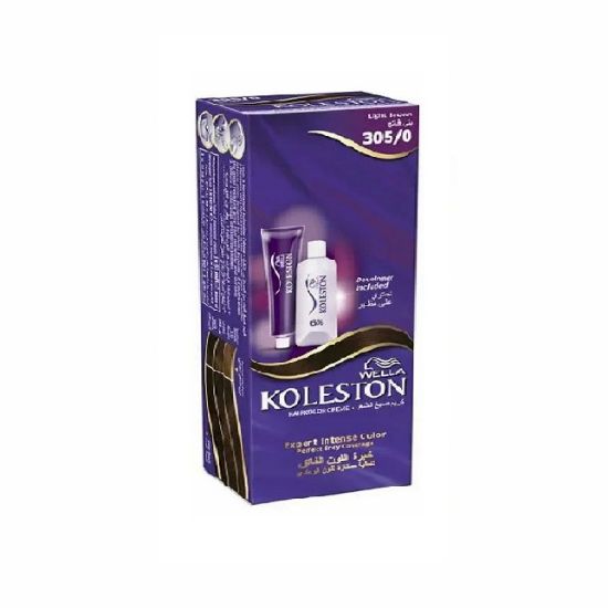 Picture of Wella Koleston Hair Colour Crème 305/0 Light Brown With Oil Replacement 50ml