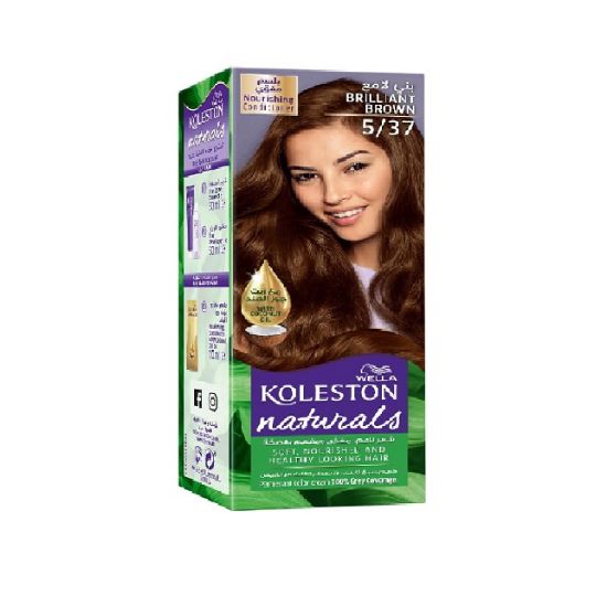 Picture of Wella Koleston Naturals Permanent Hair Color Creme 5/37 Brilliant Brown 1pc
