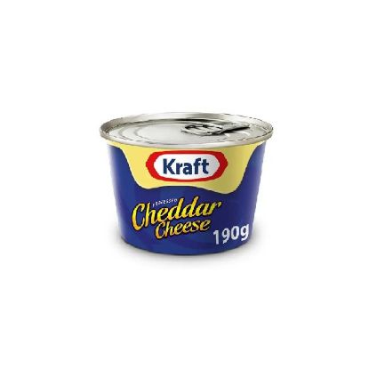 Picture of Kraft Cheddar Cheese Can 190gm