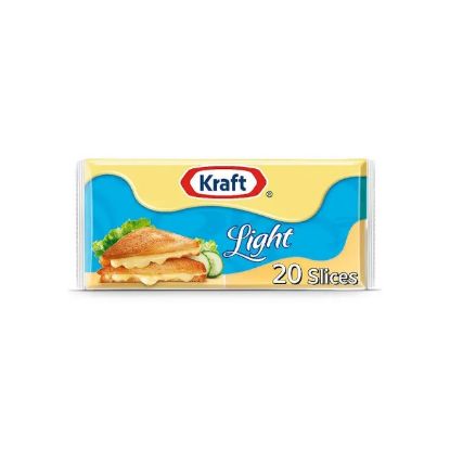 Picture of Kraft Light Cheese 20 Slices, 400gm
