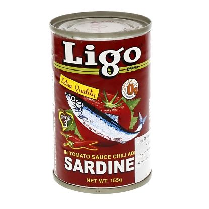 Picture of Ligo Sardines Tomato Sauce Chili Added Omega 3 155gm