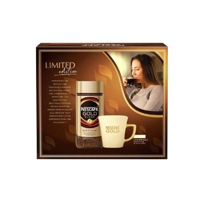 Picture of Nescafe Coffee Gold Dark Roast & Mug 190gm