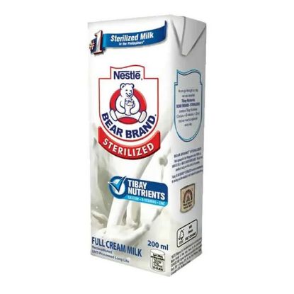 Picture of Nestle Bear Brand Sterilized Full Cream Milk 200ml