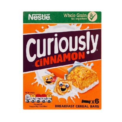 Picture of Nestle Breakfast Cereal Bars Curiously Cinnamon 150gm