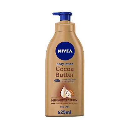 Picture of Nivea Body Lotion Cocoa Butter With Deep Moisture Serum For Dry Skin 625ml