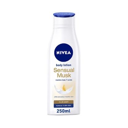 Picture of Nivea Body Lotion Sensual Musk Moisturizes & Cares 250ml