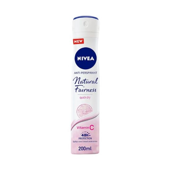 Picture of Nivea Natural Fairness Deodorant Spray For Women 200ml
