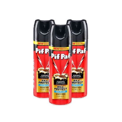 Picture of Pif Paf Spray Odorless Cockroach Killer 300ml, Pack of 3
