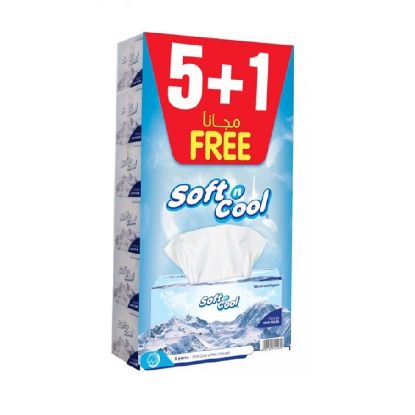 Picture of Soft N Cool Soft Facial White Tissue 2 Ply 6x150's
