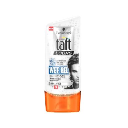 Picture of Taft Looks Powder Gel 24H Wet Effect No Stickiness-No Residues Extra Hold 150ml