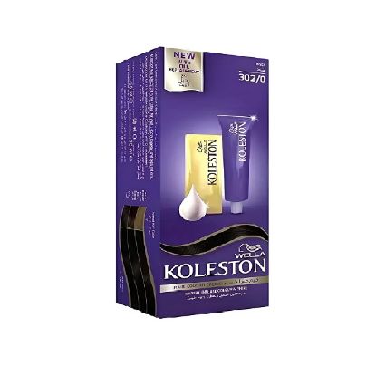 Picture of Wella Koleston Intense Hair Color 302/0 Black 100ml