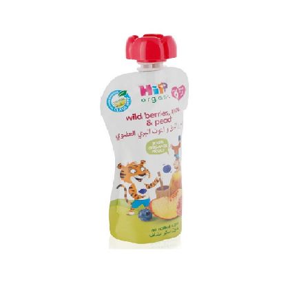 Picture of Hipp Organic Baby Food With Berry, Apple & Peach 100gm