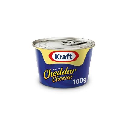 Picture of Kraft Processed Cheddar Cheese Tin, 100gm