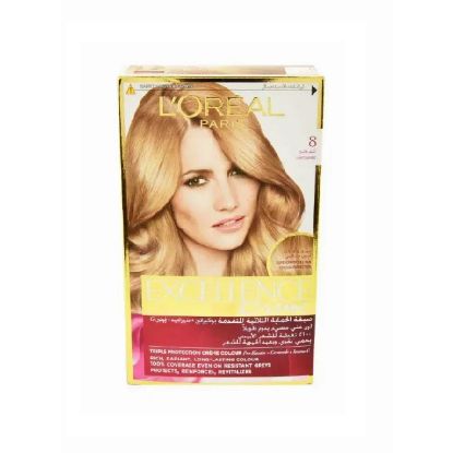 Picture of Loreal Excellence Hair Colour Light Brown 8