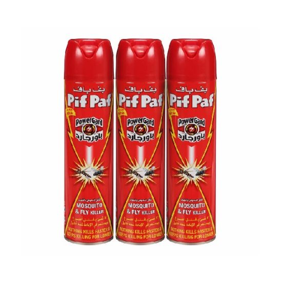 Picture of Pif Paf Mosquito & Fly Killer 400ml, Pack of 3
