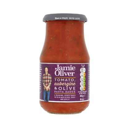 Picture of Jamie Oliver Tomato Aubergine & Olive Pasta Sauce 400gm