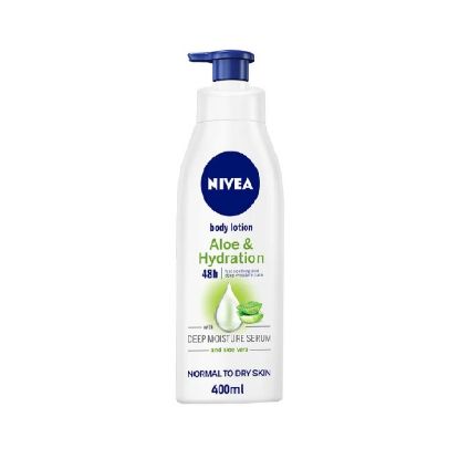 Picture of Nivea Body Lotion Aloe & Hydration Normal To Dry Skin 400ml