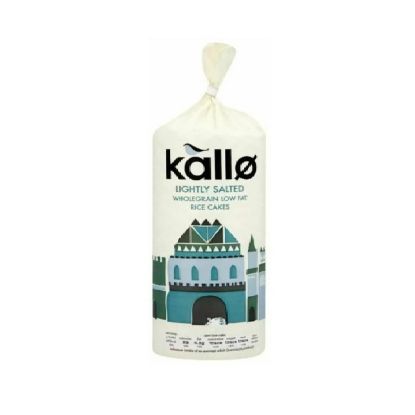 Picture of Kallo Lightly Salted Whole Grain Low Fat Rice Cakes 130gm