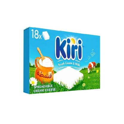Picture of Kiri Fresh Cream & Milk Spreadable Cream Cheese 18's Portion,324gm