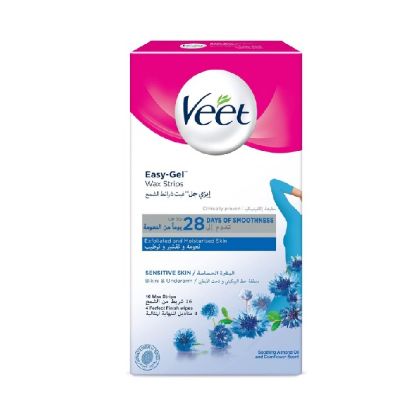 Picture of Veet Ready To Use Wax Strip For Bikini & Underarms 16's