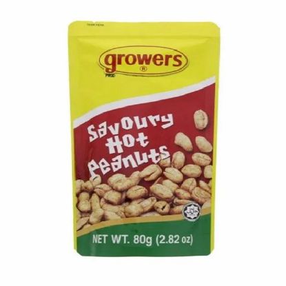 Picture of Growers Peanuts Savory Hot 80gm