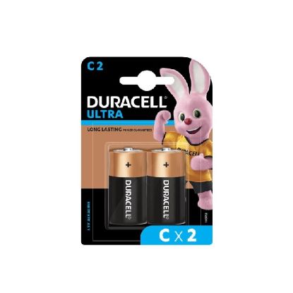 Picture of Duracell Type C Alkaline Batteries, Pack of 2