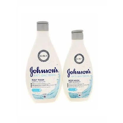 Picture of Johnson's Body Wash Anti-Bacterial Sea Salts 400ml+250ml