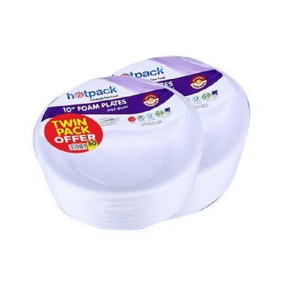 Picture of Hotpack Foam Plate Round 10 Inches 2x25's